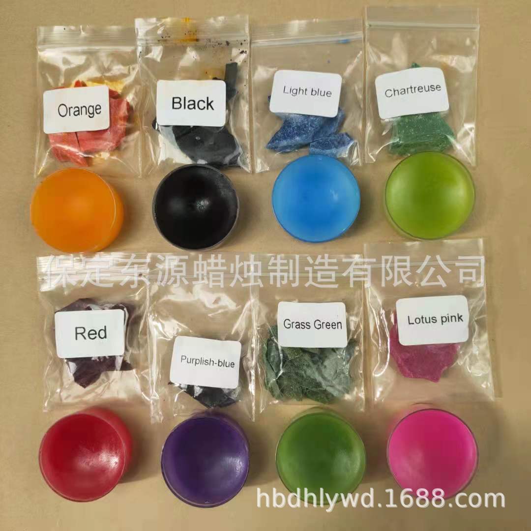 Factory Shipped Chihua Block Candle Dye DIY Material Color Block Irregular Shape 5g 1 Pack Cross-border Supply