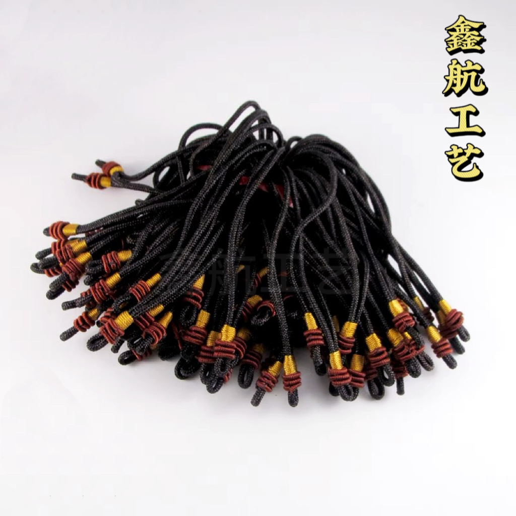 Hot ring hanging head rope braided rope DIY small jewelry handmade material car hanging accessories hand play rope accessories multi-color