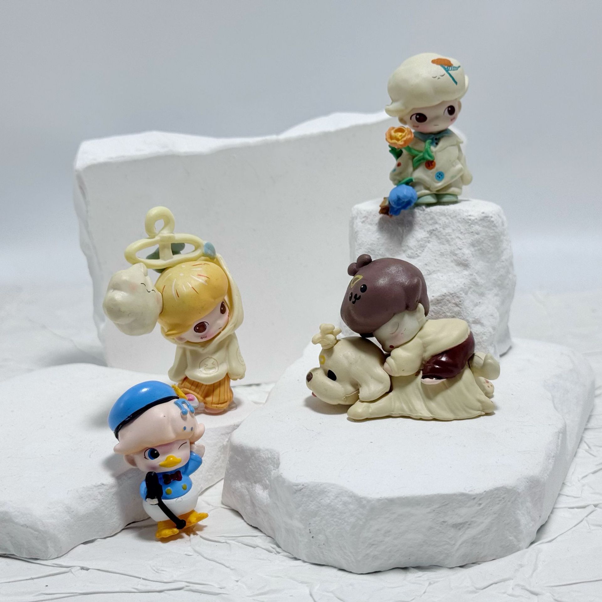 Dimoo DIY слепая коробка аксессуары подвеска автомобильный орнамент ПВХ фигурка игрушка кукла оптом