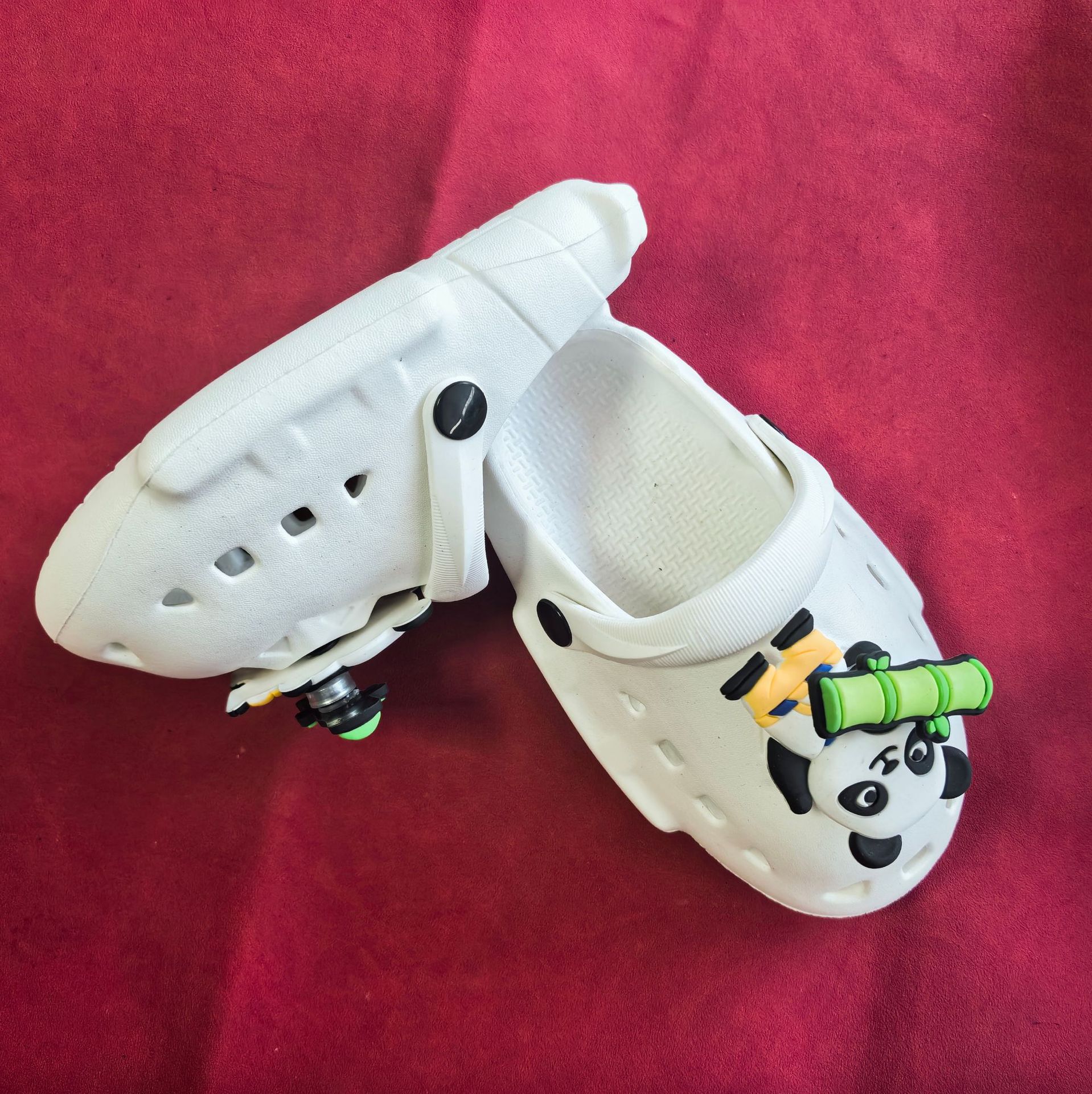 Garden Shoes Shoe Buckle Cave Shoe Buckle Rear Buckle Two-button Buckle