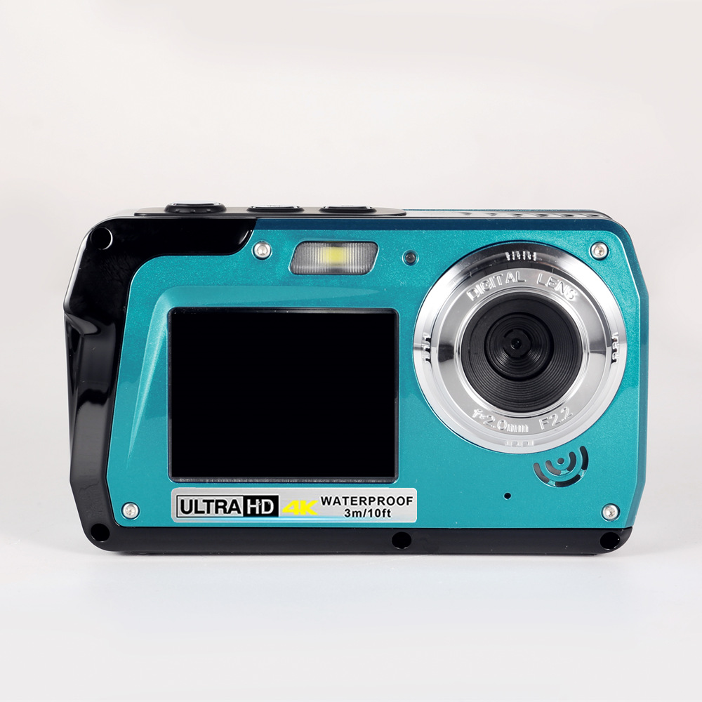 Cross-border e-commerce english products 4k camera 56 million pixel dual screen waterproof hd digital camera WP09S
