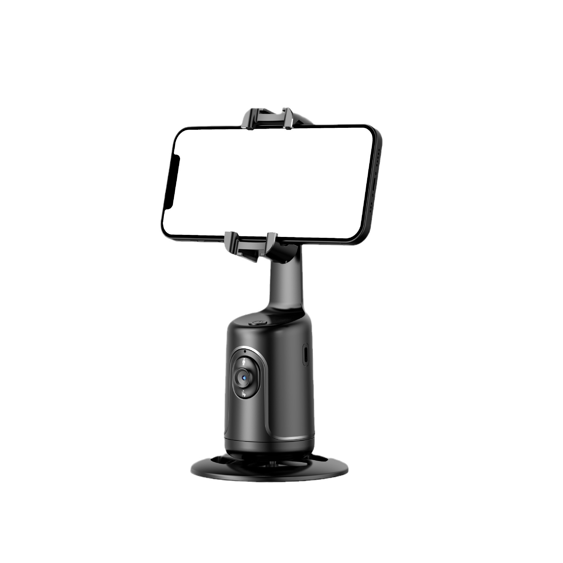 Cross-border 360 smart camera head artifact APP-free video shooting live AI recognition face tracking stabilizer