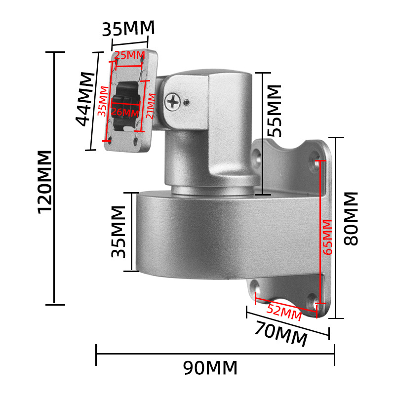 Face recognition universal wall hanging bracket Wall column accessories Haikang central control access control system CORNER BRACKET column