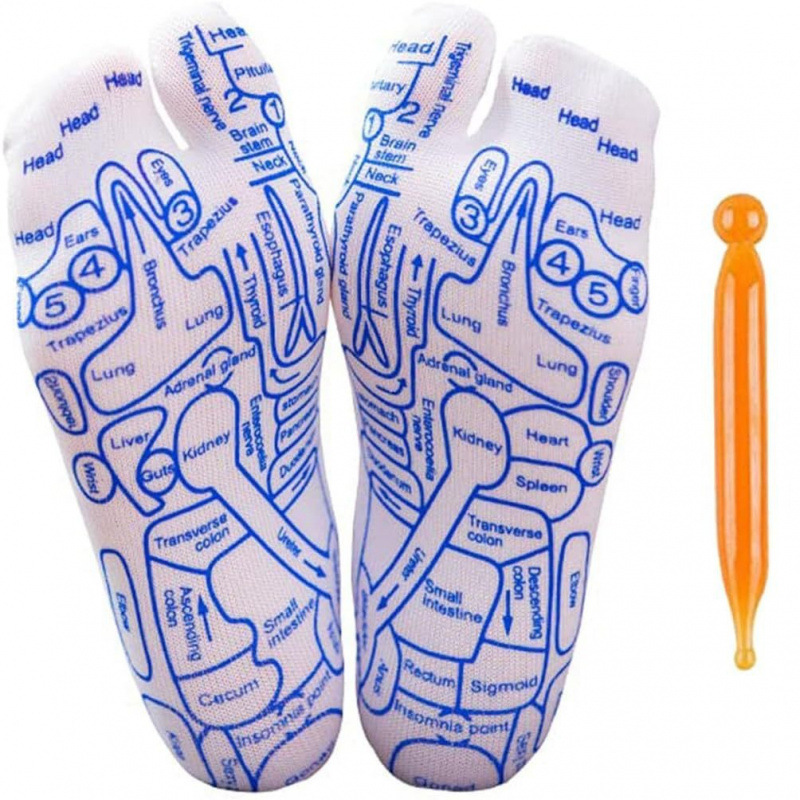 Amazon Simple Foot Massage Socks Foot Massage Socks English Acupoints Send Parents to Relatives