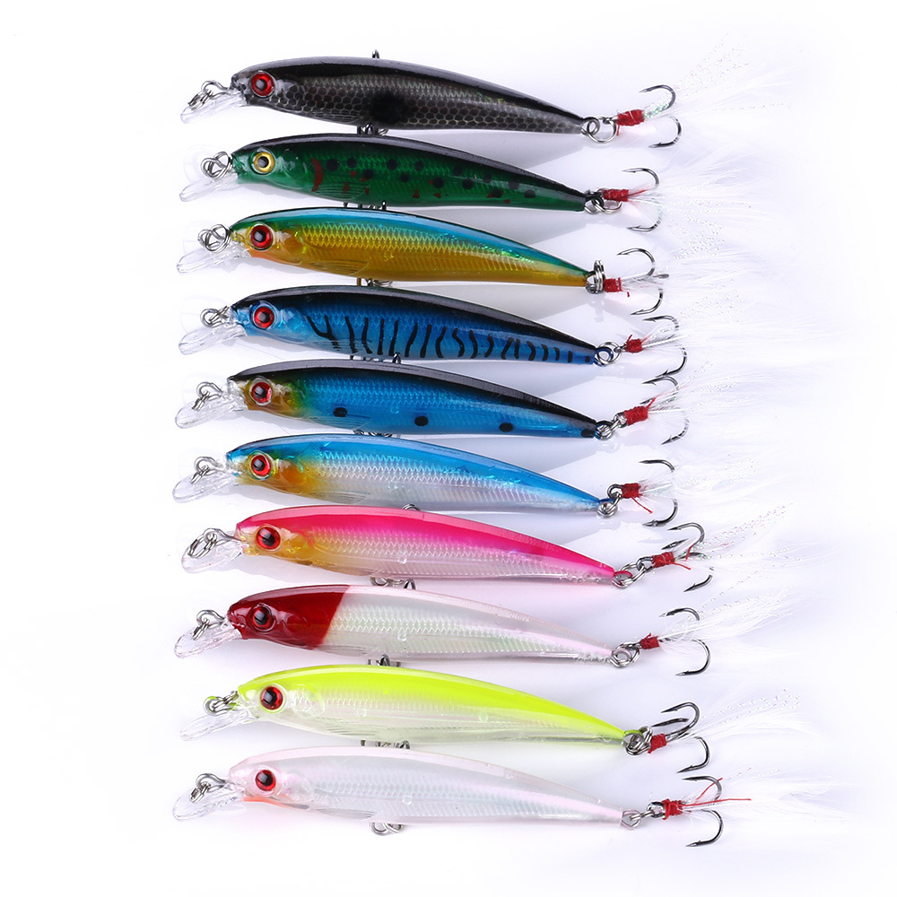 Mino Bait Wholesale Crazy Mackerel Mino Hengjia Laser 9Cm7G Set Luya Bait Fish Bait Luya Hard Bait Wholesale