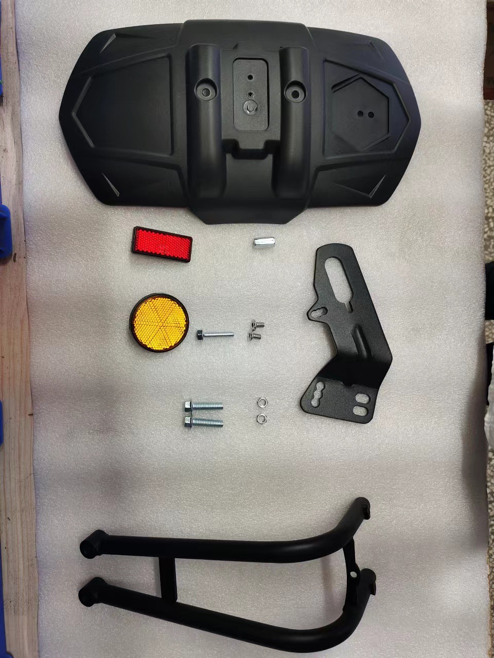 2022 new motorcycle universal accessories rear fender rear wheel reflective electric car rear mud tile factory wholesale