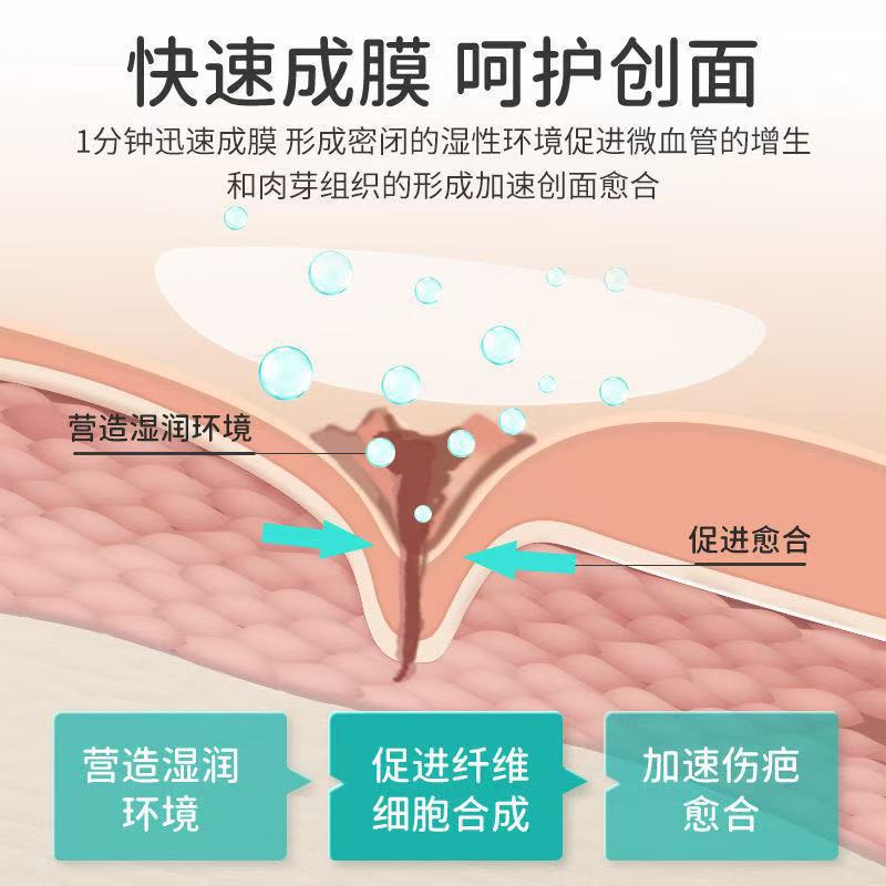 Corfu Liquid Band-Aid Medical Waterproof Breathable Spray Band-Aid Transparent Quick-Drying High Viscosity Care Protective Film