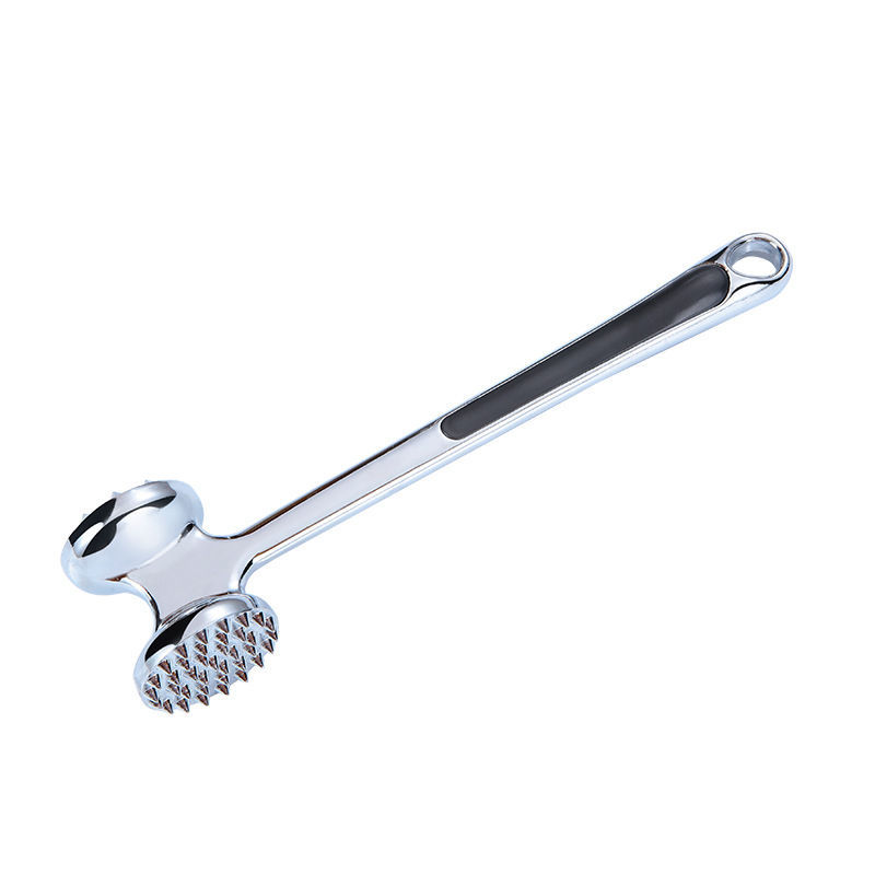 Factory wholesale hammer hammer beef steak zinc alloy material hanging hole design double-sided meat hammer solid