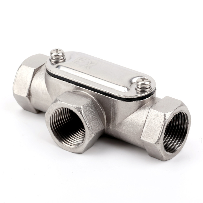 Explosion-Proof Junction Box 304 Cable Gland Box 316 Custom Metric m Thread Npt Junction Box Explosion-Proof Box for Hazardous Locations