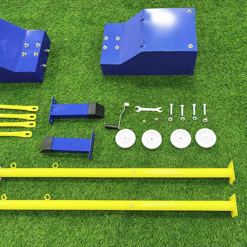 In stock badminton net rack portable empty box badminton column mobile refillable sandstone badminton stand