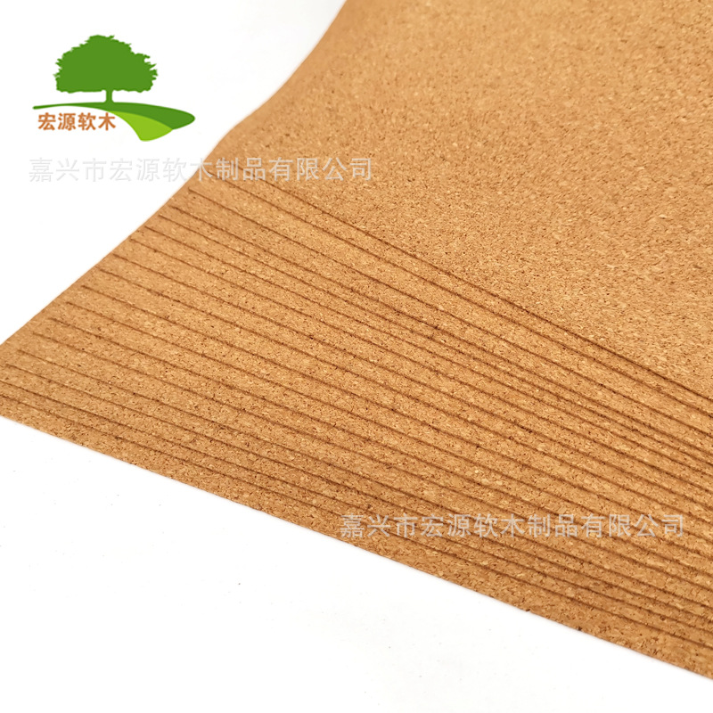 Hongyuan Cork Wholesale Cork Sheet Cork Sheet Processing Sound Insulation Cork Paper Production and Production Factory Direct Sales
