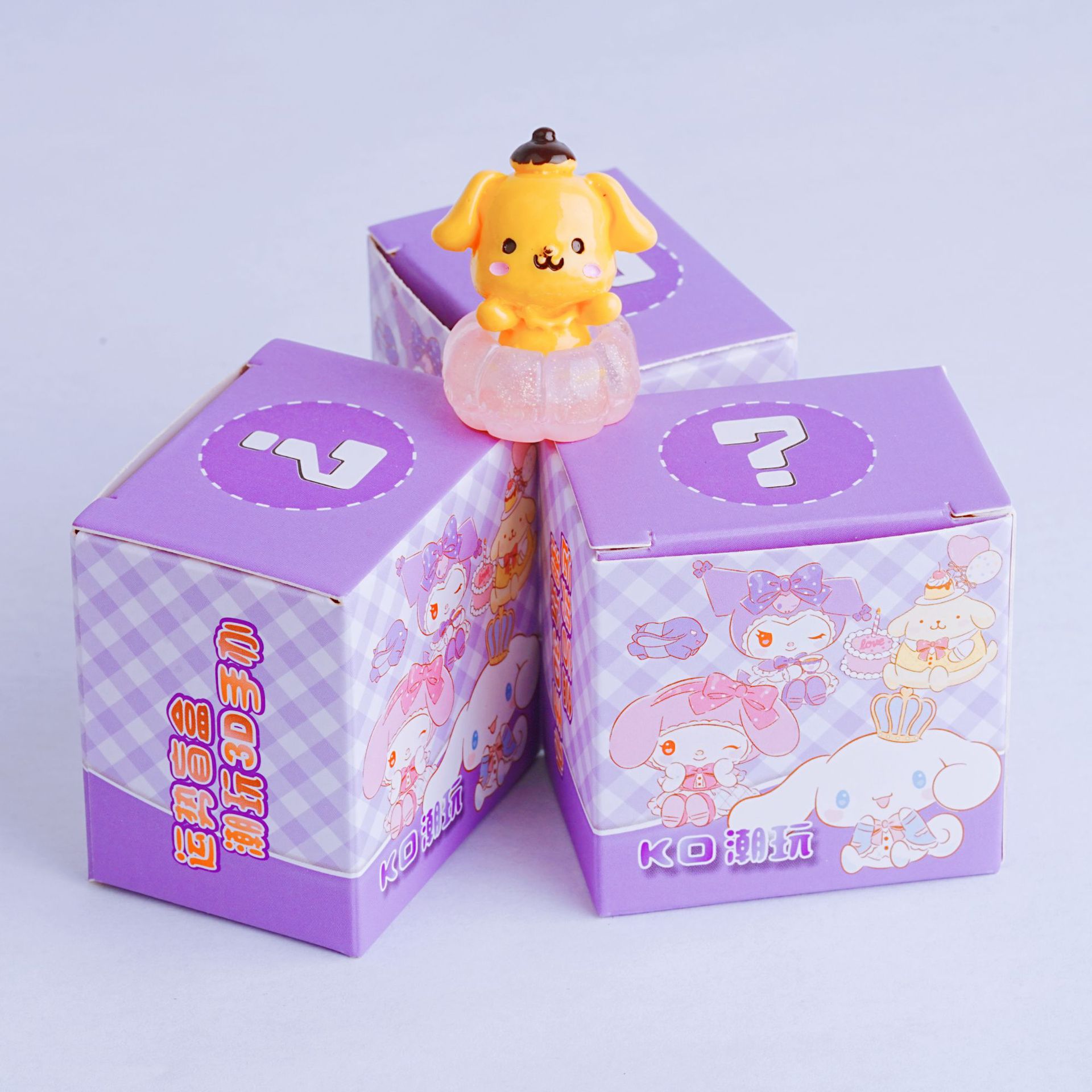 Cute Cartoon Sanrio Figure Blind Box Girl Heart-Beautiful Doll Desktop Ornament Trendy Toy Figure Model