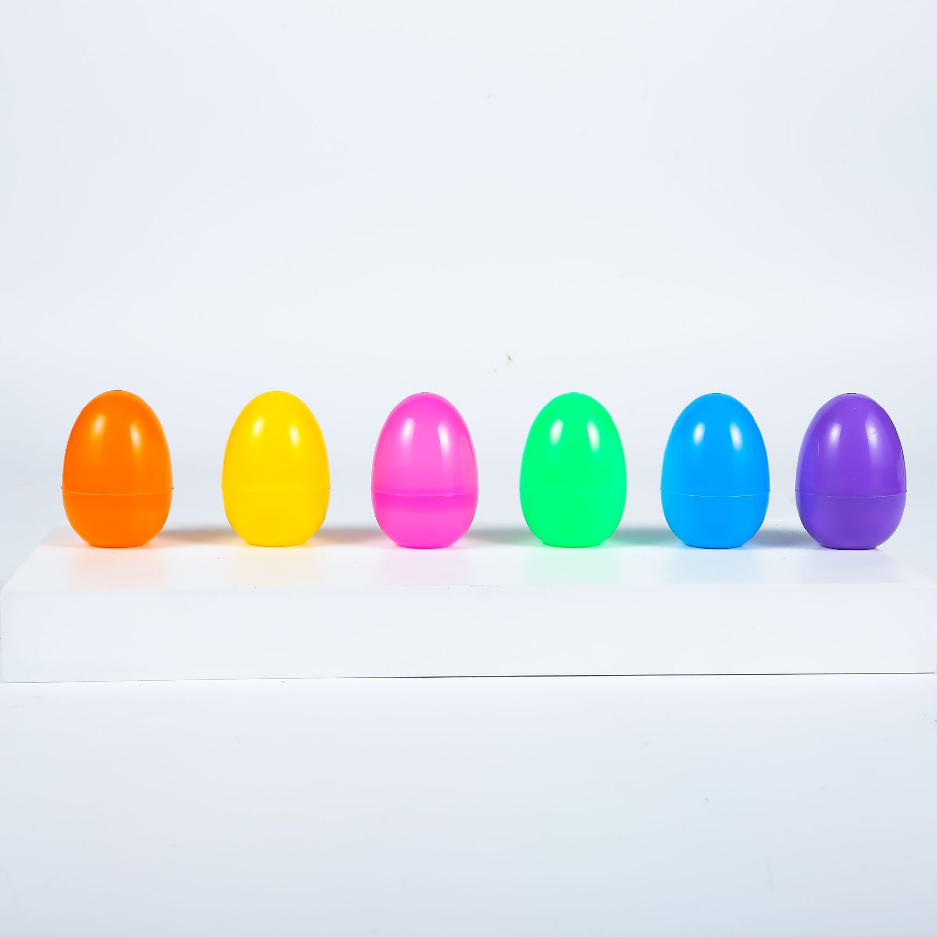 Easter Egg Shell Plastic Open Decorative Gashapon Egg Shell 4*6cm Small Egg Shell Plastic Egg Shell