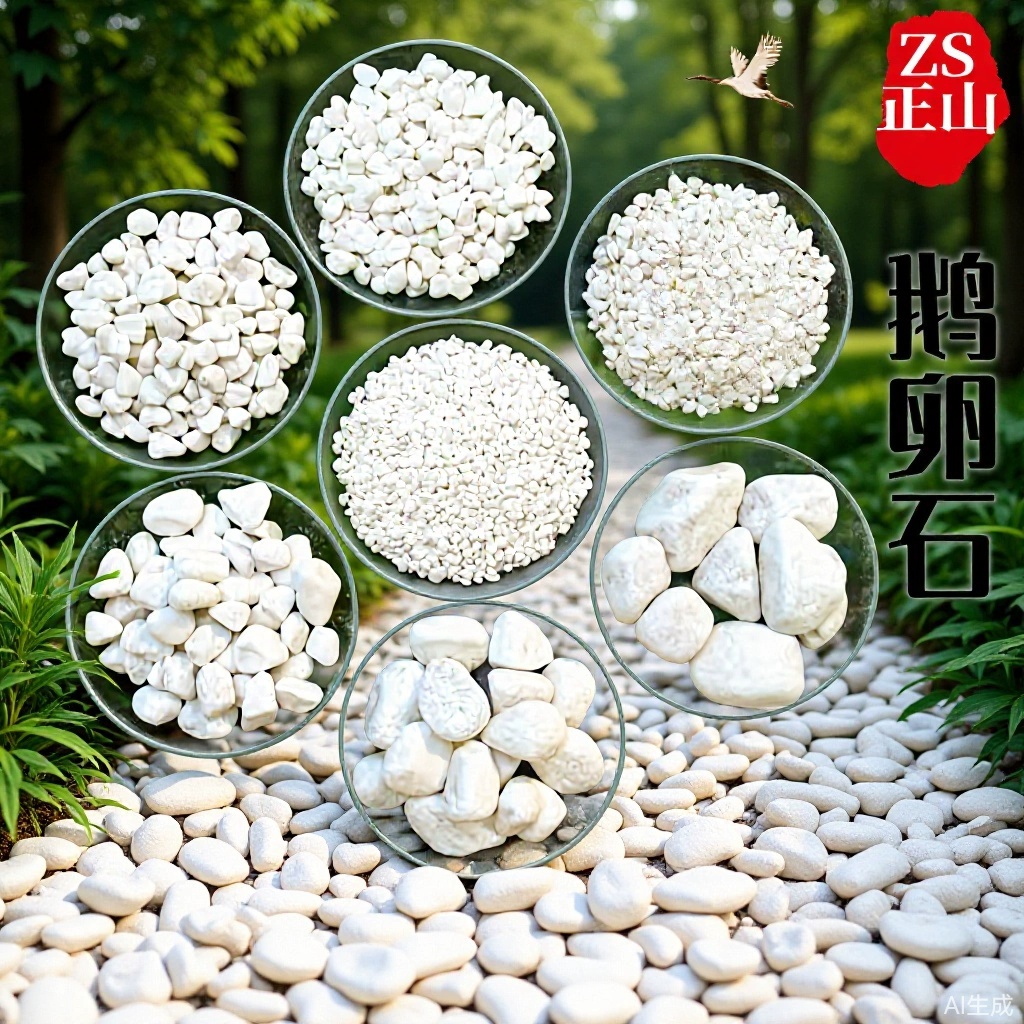 Белая галька дождевой камень садовый ландшафтный декор белый камень садовый ландшафт мелкий камень