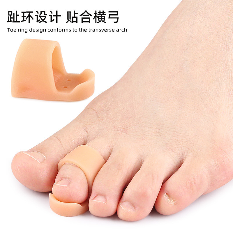 Toe Split Toe Bending Orthosis Hammer Toe Extensor SEBS Toe Overlapping Toe Pad Split Toe Set