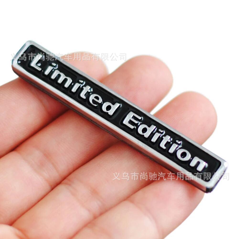 Cross-border limited edition Limited edition metal car logo A4L A6L Q5 modified car tail sticker