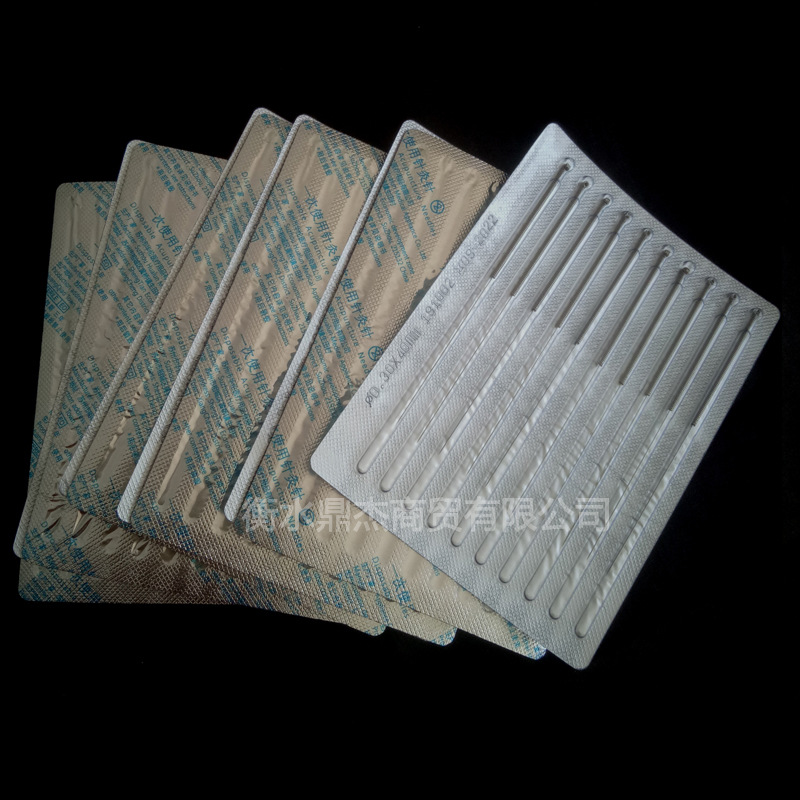 Stainless steel ring handle needle disposable acupuncture needle 100 support non silver needle aluminum foil independent