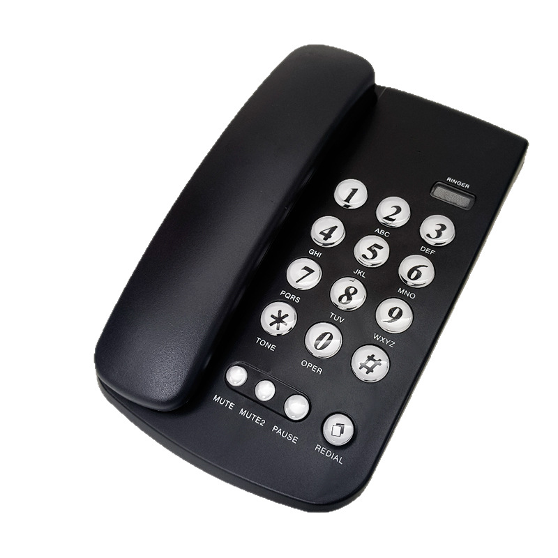 Factory supply telephone office business home hotel battery-free plug-in wall-mounted fixed telephone landline