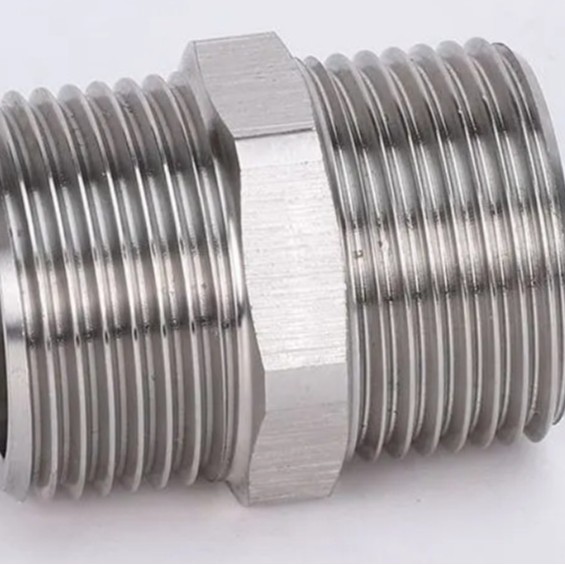 304 Stainless Steel Cable Waterproof Connector Metal Armored Explosion-Proof Cable Connector Internal and External Wire Thread Explosion-Proof Connector