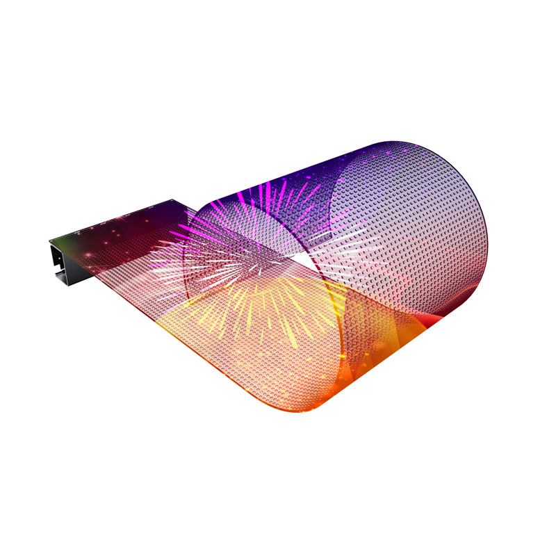 Transparent Led Display P10 Advertising Soft Film Crystal Led Screen for P4 Glass