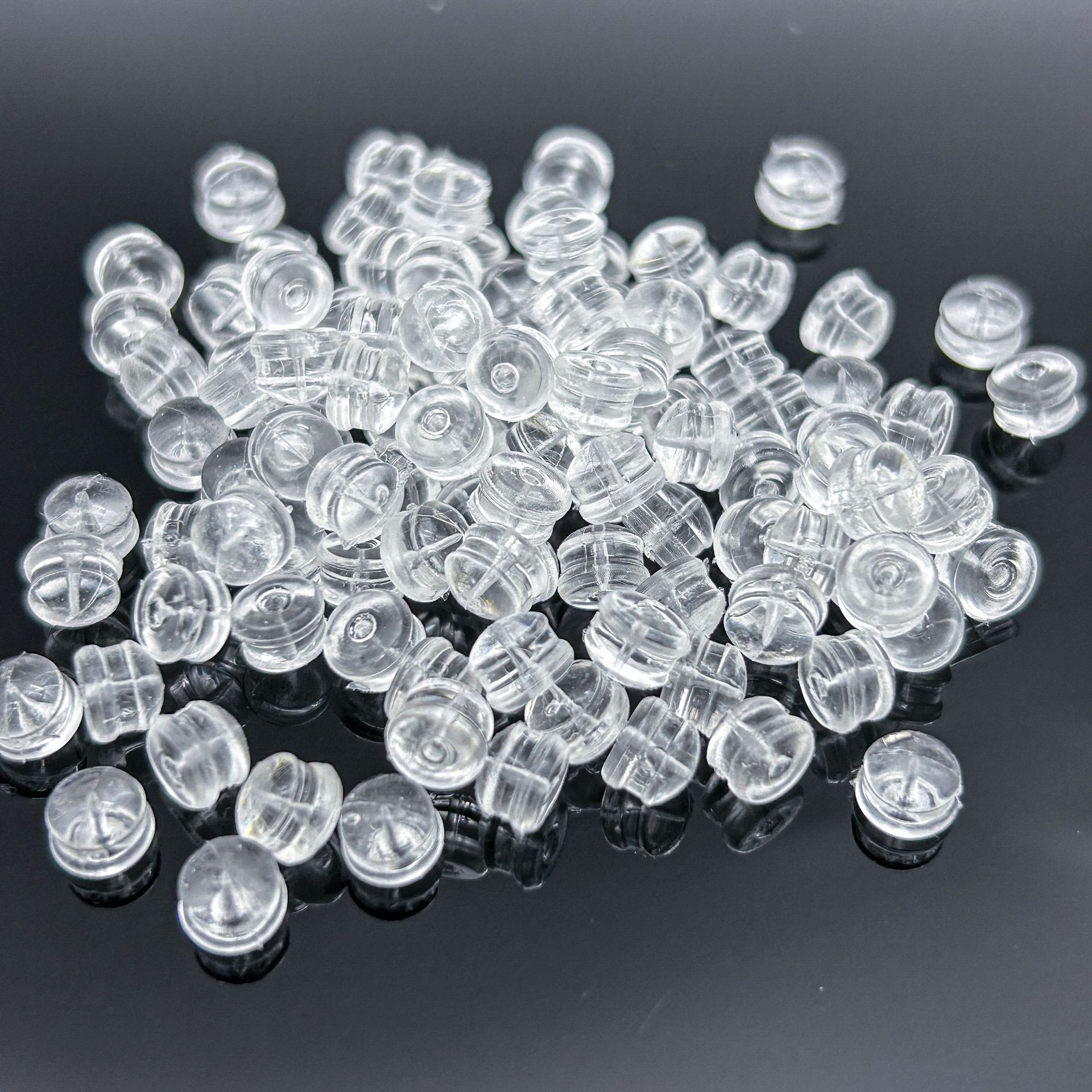 Мягкие прозрачные пластиковые затычки для ушей, DIY аксессуары для ушей, фиксирующие затычки, противоударные, резиновые затычки