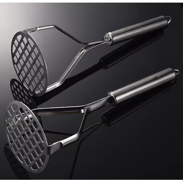 Manufacturer Wholesale Stainless Steel Potato Masher Multifunctional Baby Food Supplement Masher Masher Masher Potato Press Artifact