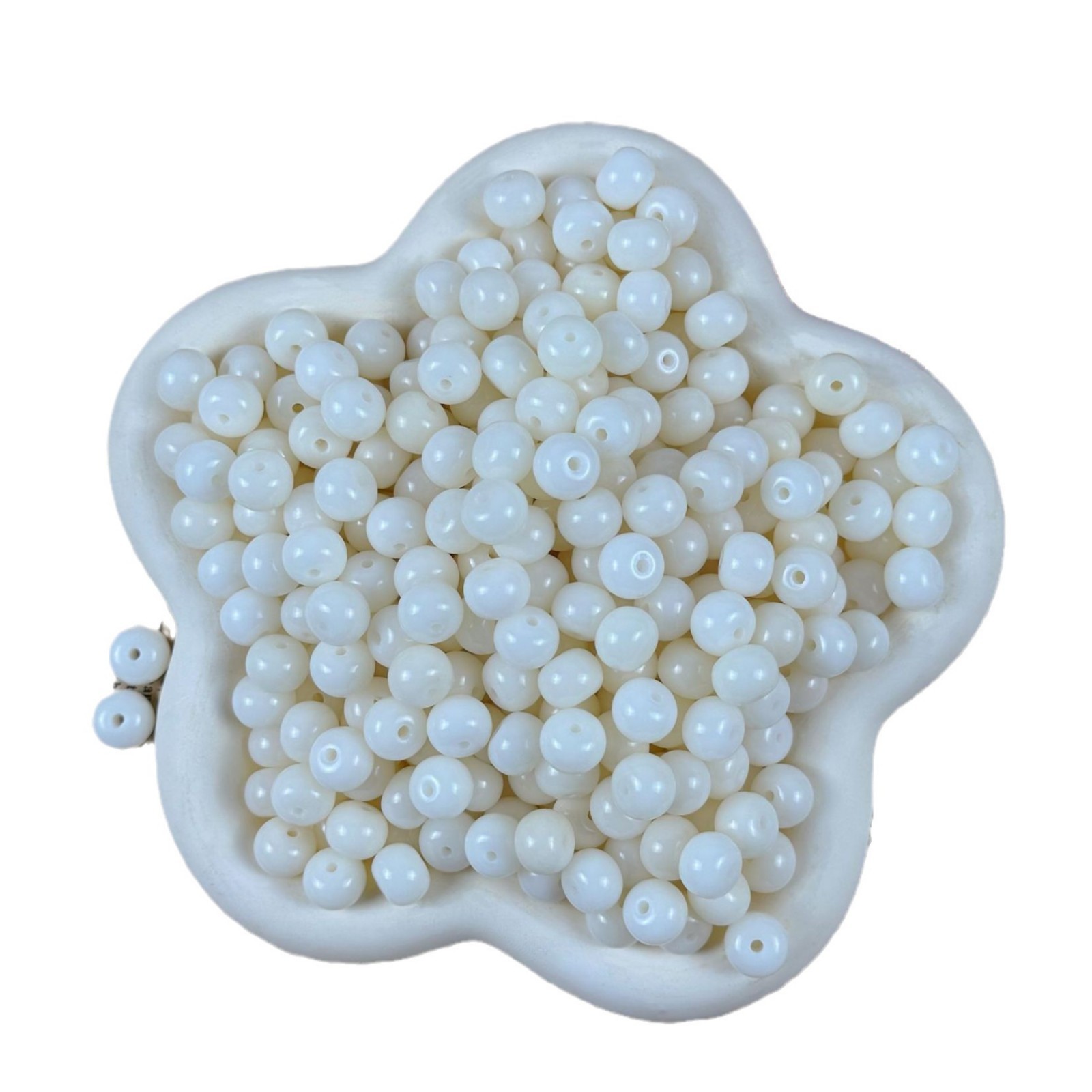 Apple round bodhi loose beads wholesale 8*10mm bodhi loose beads diy hand string hand-held men's and women's soft beads around the fingers