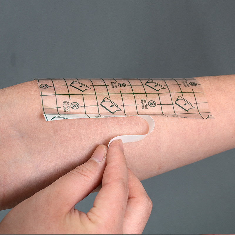 Pu Film Tape Blank Sticker Waterproof Sticker Transparent Empty Sticker Auxiliary Material Plaster Sticker Can Be Used for Bathing Tattoo Sticker Waterproof Plaster Sticker