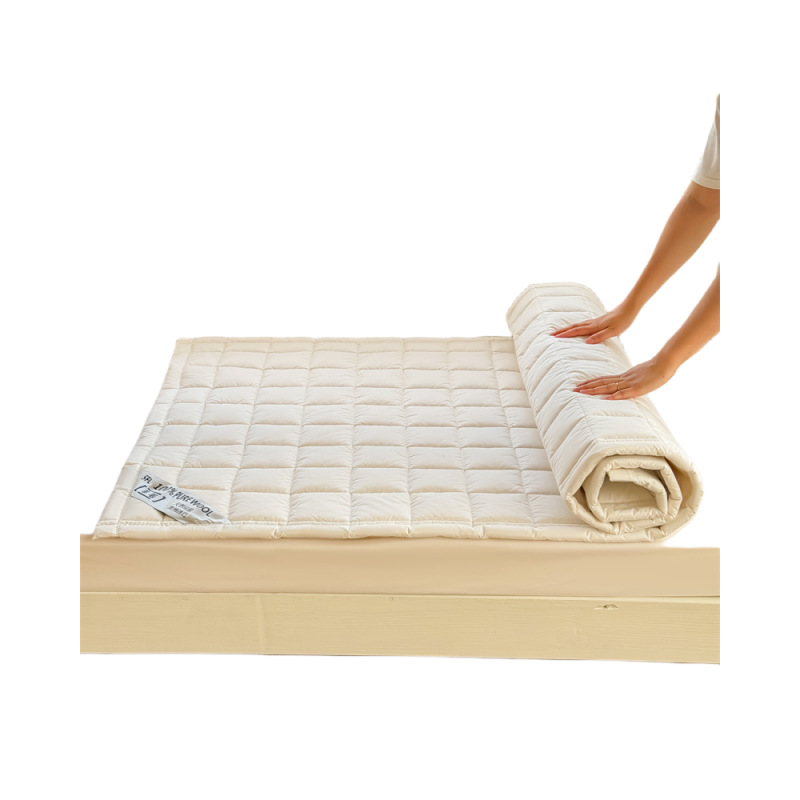 Class a Cotton Wool Mattress Rental Home Soft Cushion Tatami Pure Cotton Mattress Dormitory Cross-Border Export Sleeping Mat