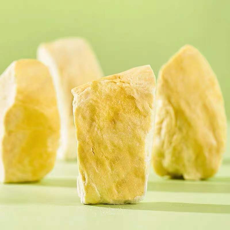 Thai Musang King Freeze-Dried Durian Chunks 116g Dried Fruit Bag Snacks Specialty Direct Wholesale and Dropshipping