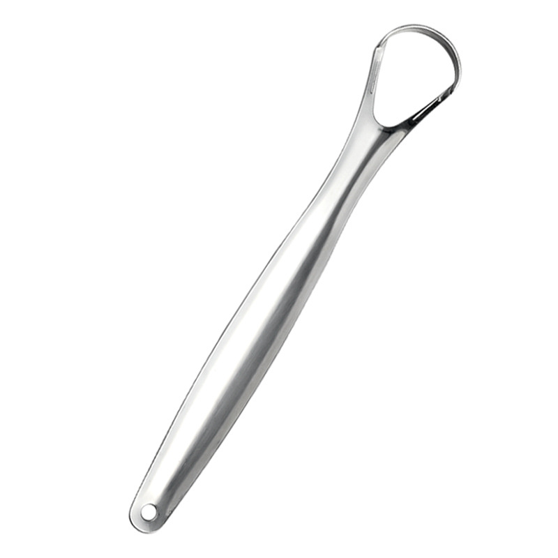Stainless steel tongue scraper tongue coating cleaner tongue coating brush removing tongue coating deodorant household adult oral cleaning tools