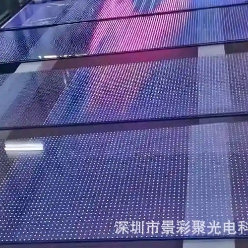 Photoelectric Glass Screen Transparent Holographic Screen Led Crystal Film Screen P2.5P4P5P6P8P10 Mounting
