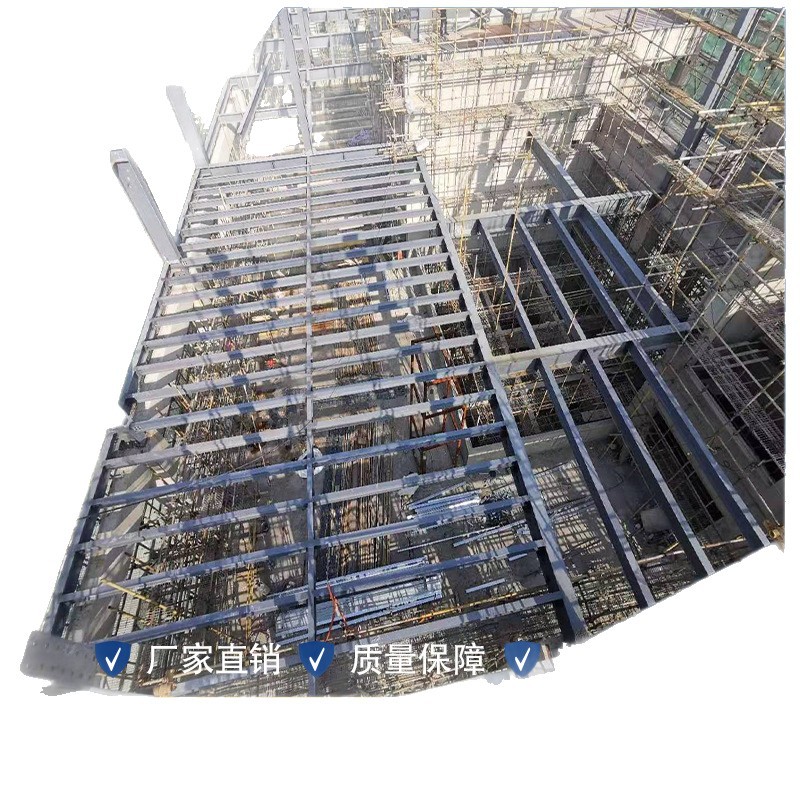 Steel Structure Workshop Construction and Processing, Light Villa Steel Beams, Steel Columns, Columns, Beams, H-Shaped Link Beams, Guardrail Processing
