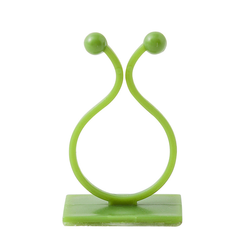 Vine Green Plant Household Traceless Pothos Holder Nail-Free Climbing Wall Beautiful Storage Self-Adhesive Hook Cable Management