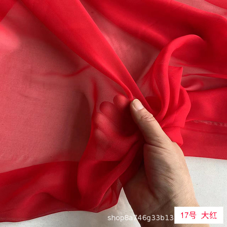 Wide 8 Mm Silk Georgette Fabric Light and Thin Silk Dress Dress Scarf Diy Mulberry Silk Fabric