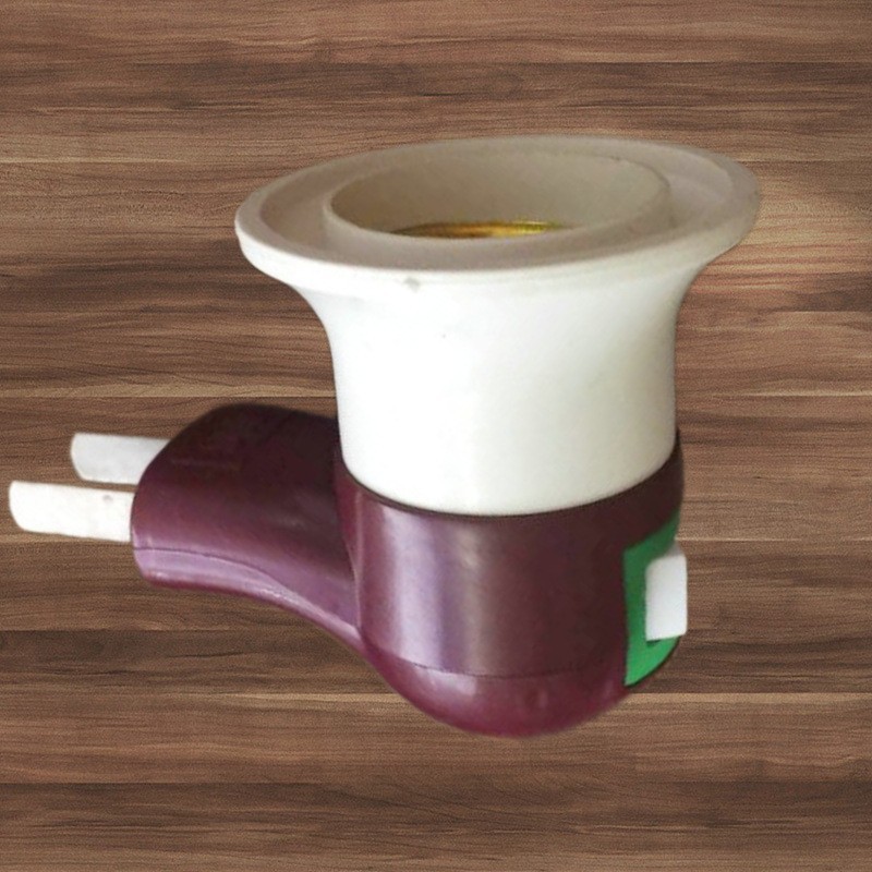 Pipe Light Socket Wall-Mounted Energy-Saving Light Bulb Manufacturer Switch Supply Mobile E27 Lamp Holder Tiltable Wholesale