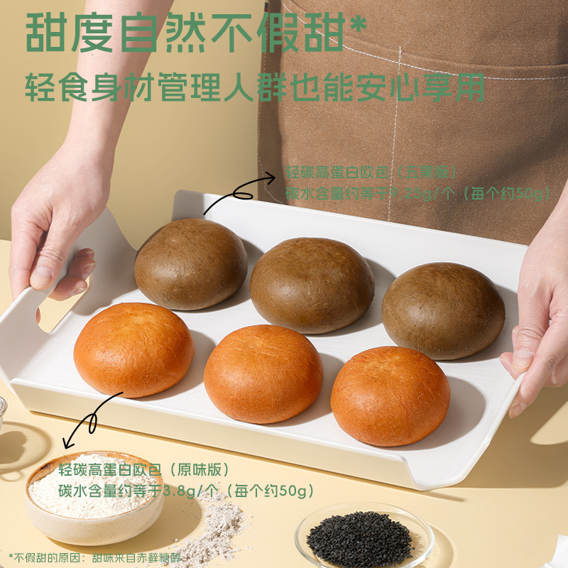 Little Fat Run High-Protein Low-Carb European Bread Sugar-Free Meal Replacement for Diabetics Filling Healthy Breakfast Main Course Bread Recommendation