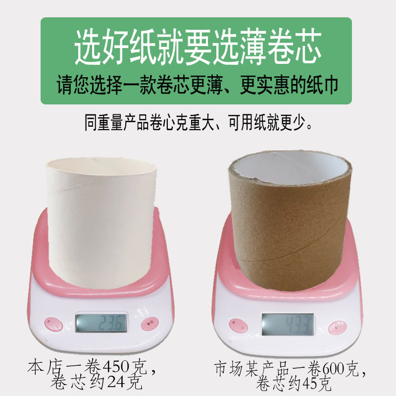 Factory Direct Supply, Soft and Silky, Not Easy to Break, Large Roll Paper for Hotels and Restaurants, Commercial Use, Four-Layer Thickened Toilet Paper