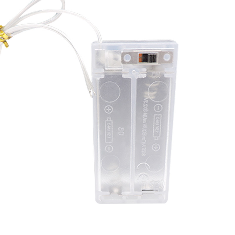 2AA battery box with switch with lid environmental protection battery box