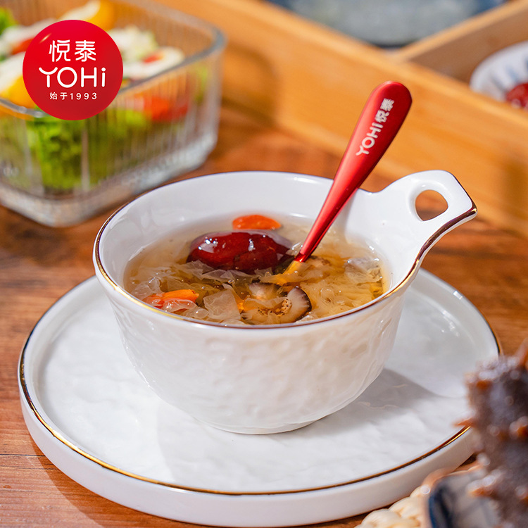 Fresh Stewed Sea Cucumber and White Fungus Soup Office Ready-To-Eat Drink No-Cook Instant Breakfast Nourishing Nutrition for the Elderly