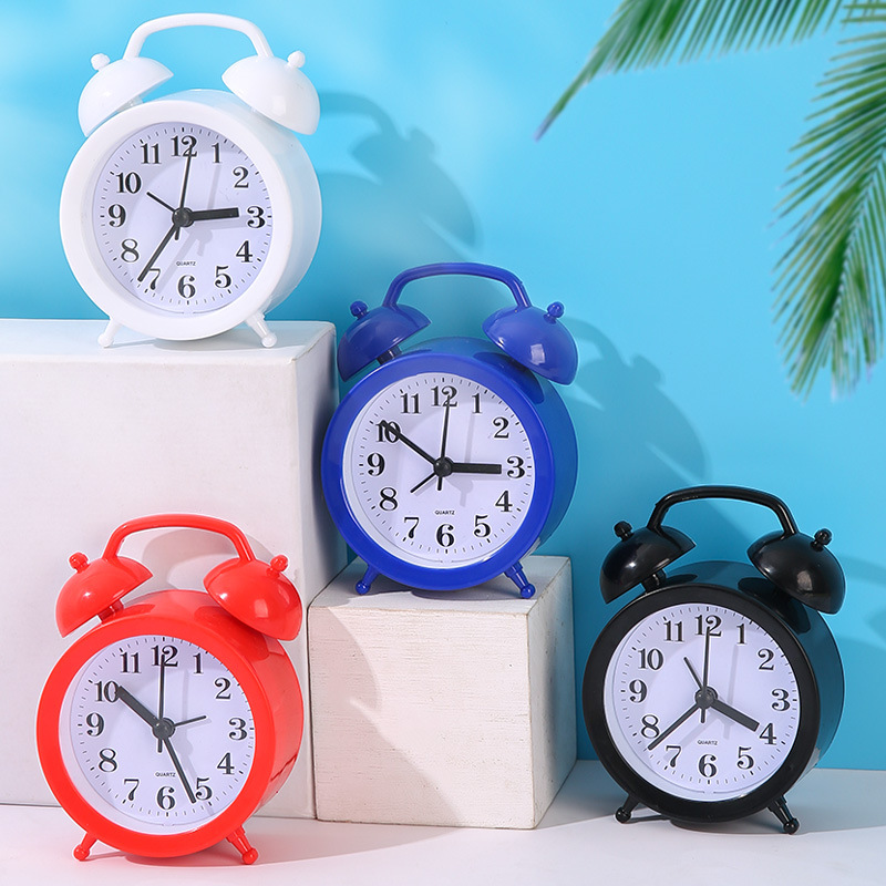Alarm Clock Student Bedside Small Alarm Clock Desktop Desktop Alarm Clock Wake-Up Artifact Alarm Clock Ring Clock