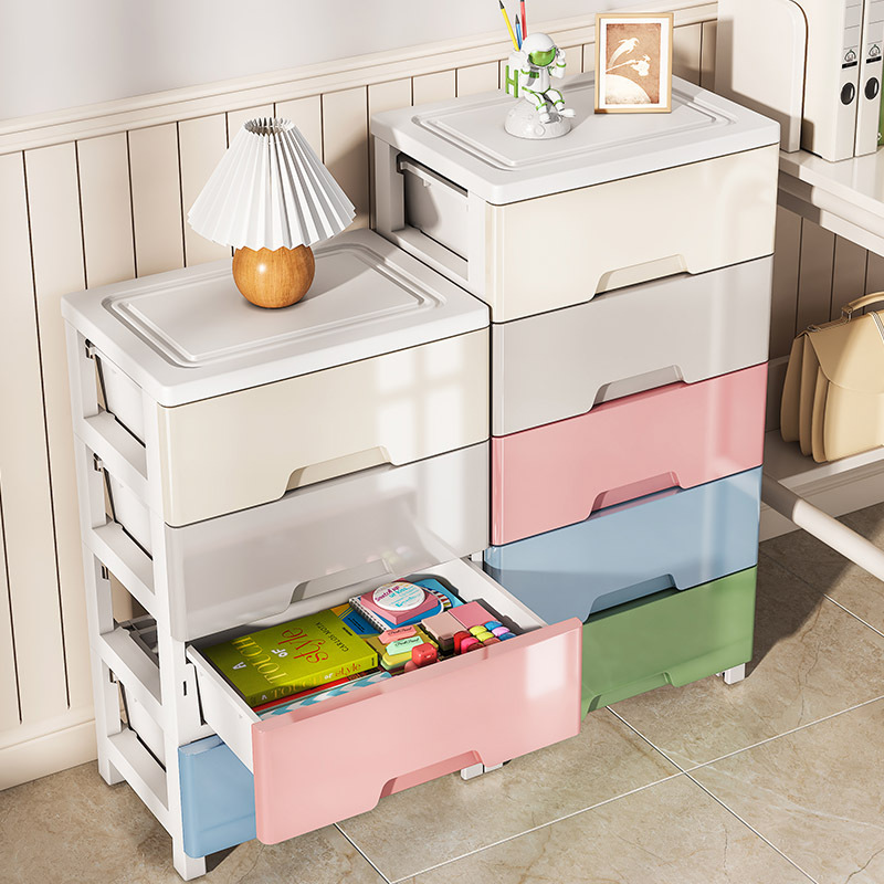 Ящичный шкаф для хранения шириной 34-50 см, пластиковый шкаф для хранения детской одежды, игрушек и мелочей в гостиной и спальне