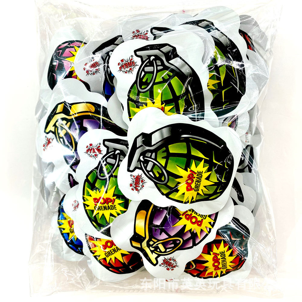 Grenade explosion simulation automatic inflatable self-explosion bomb explosion decompression Trick Trick decompression small shock bag toy