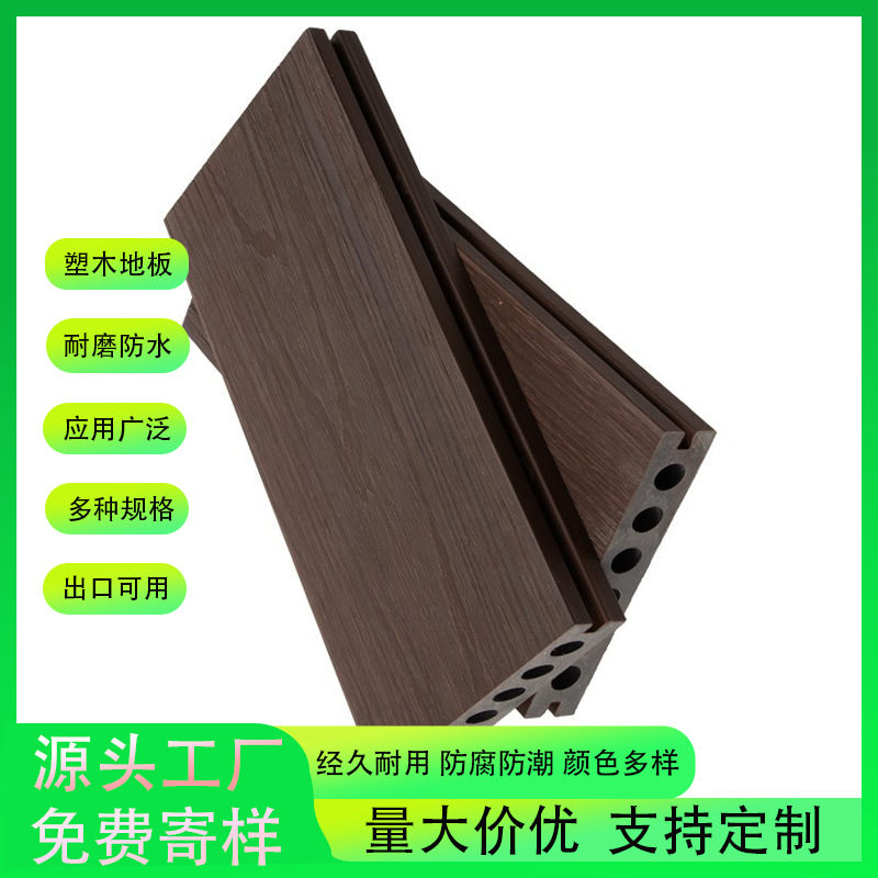 Second-Generation Co-Extruded Wood-Plastic Flooring for Outdoor and Indoor Use in Courtyards, Corridors, Gardens, and Terraces, Waterproof, Anti-Corrosion, Moisture-Proof, and Insect-Proof Flooring