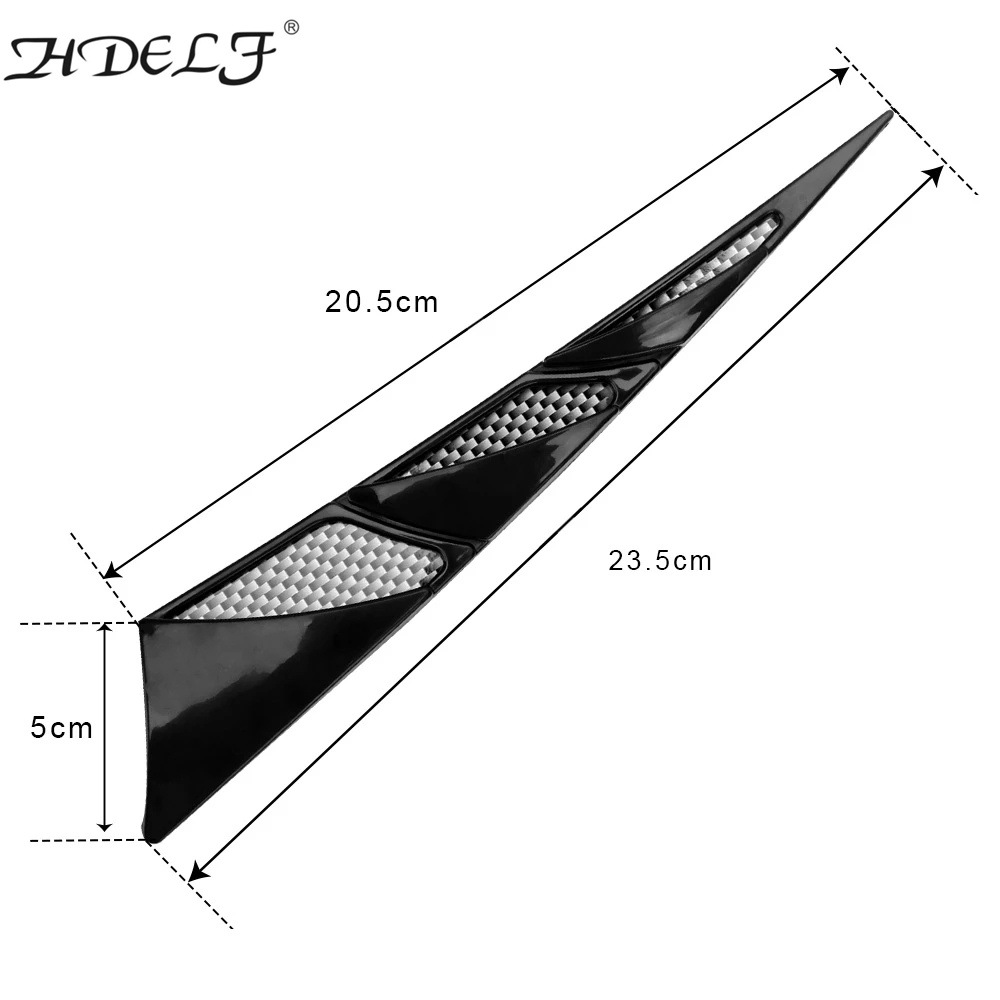 Car modified side air vent body fender cross-border car decoration shark gill shark spoiler modified sticker