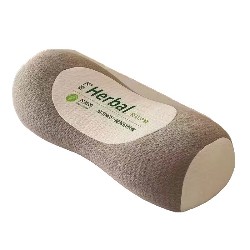 Buckwheat Pillow Core, Cervical Spine Protection, Sleep Aid, Cylindrical Hot Compress Triangle Pillow, Individual Package, Hard High Pillow for Adults, Buckwheat Pillow