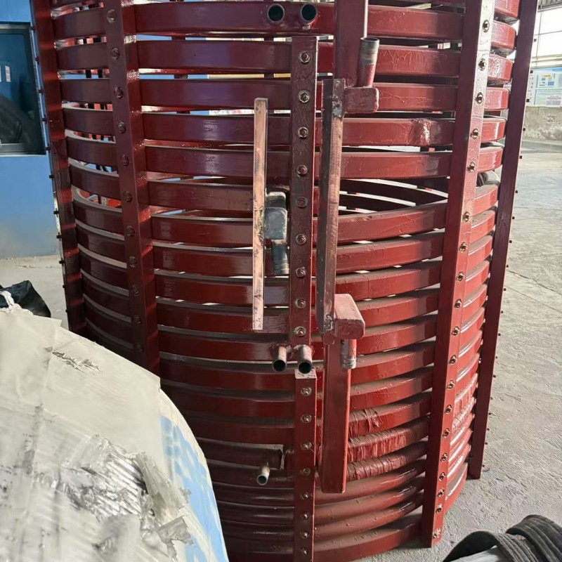 Mingze Electric Furnace Medium Frequency Furnace Induction Coil Copper Coil Aluminum Shell Steel Shell Furnace Coil Induction Accessories Induction Furnace Coil