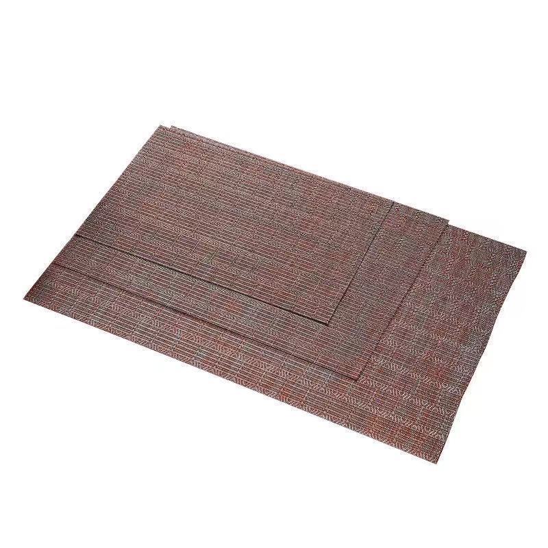 Tea Set Tea Ceremony Fiber Tea Pad Bamboo Mat Heat Insulation Mat Tea Cup Coffee Table Tea Table Mat Tailable Pad Bamboo Mat