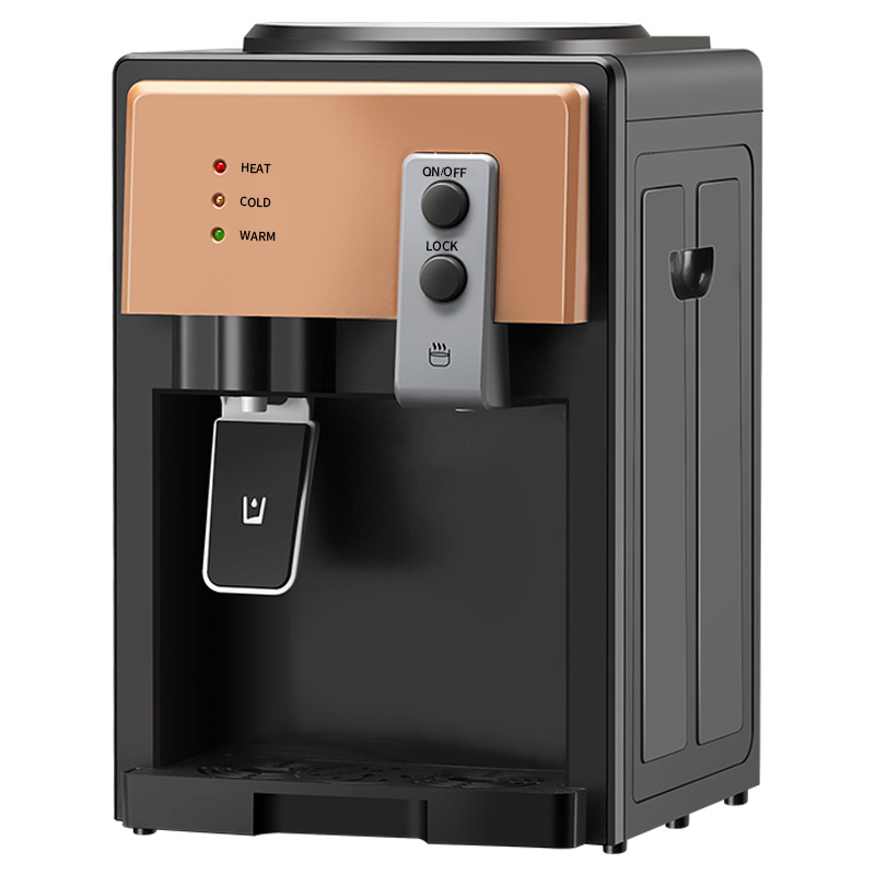 New desktop cold and hot water dispenser refrigeration heating household refrigeration and heating water dispenser European standard line U.S. standard line formulation