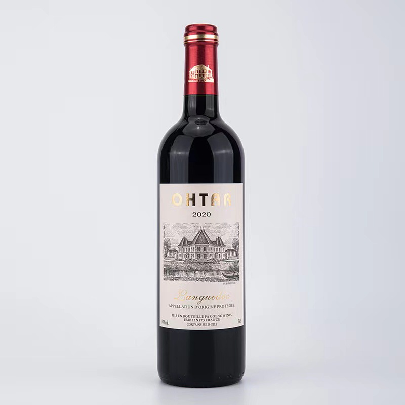 French original bottle imported red wine AOC mixed brewed dry red wine 750ml gift Chateau direct supply wholesale genuine goods